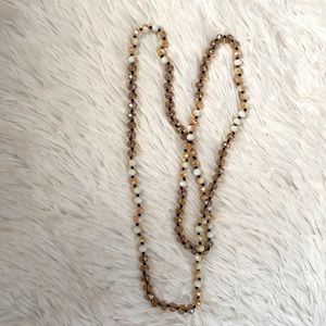 sparkly beaded necklace